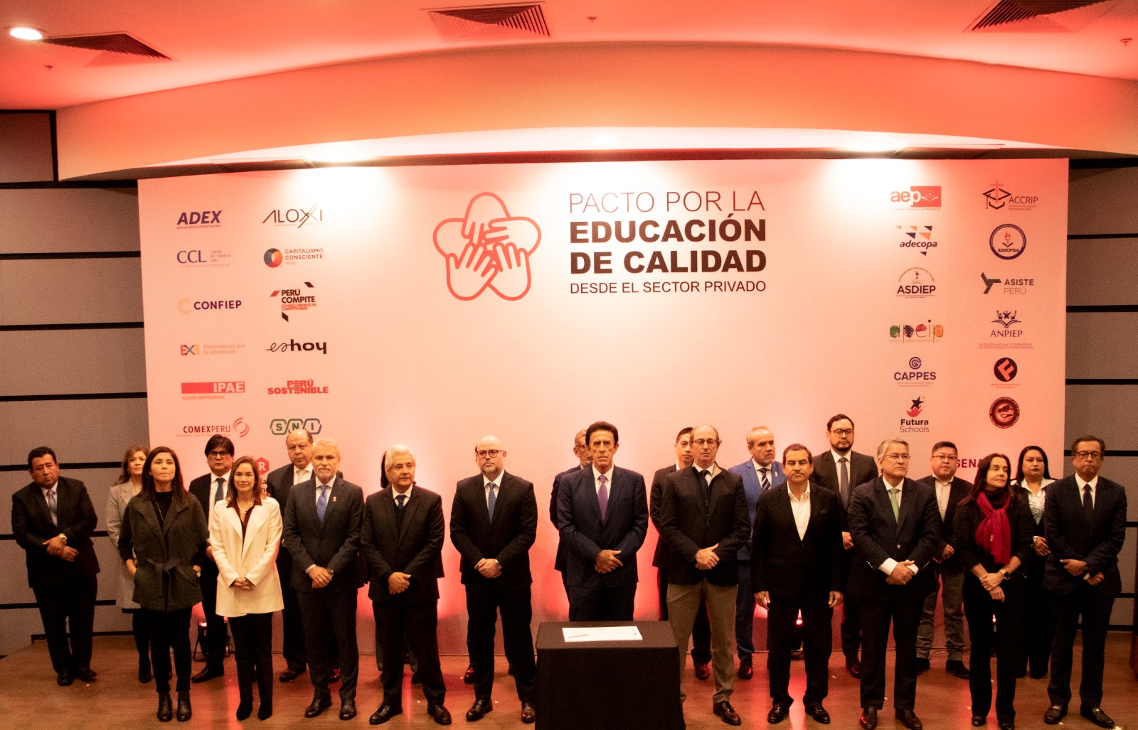 26 organizaciones del sector privado y de la academia firman Pacto por una Educación de Calidad